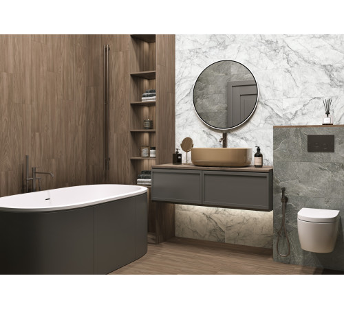 Керамогранит Delacora GP2090DUE25R Dune Graphite Sugar 20x90 графит рельефный под дерево