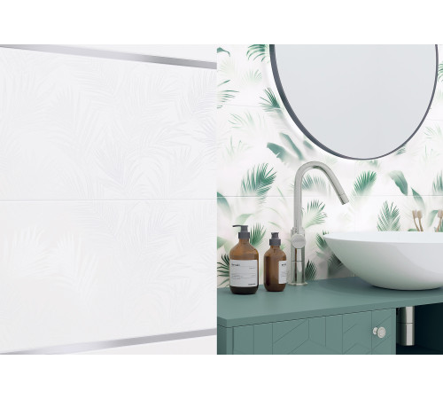 Плитка настенная Extra White Gloss WT15EXT00R 246x740x9 Глянцевая