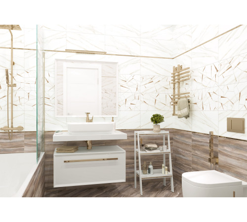 Плитка настенная Esprit Calacatta WT9ESR00 250x500x9 Глянцевая