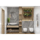 Керамогранит New Trend 60120ESE25P Essential Graphite 60x120 серый полированный под мрамор