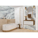 Керамогранит New Trend D60228M Estelle Blue 60x60 голубой матовый / карвинг под оникс