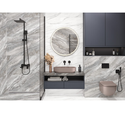 Керамогранит New Trend 60120EVO05P Evo Marmo Gris 60x120 серый полированный под мрамор