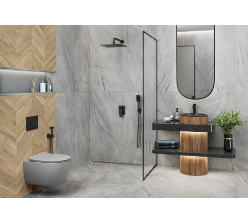 Керамогранит Delacora D120252M Фантом темный / Phantom Dark 60×120