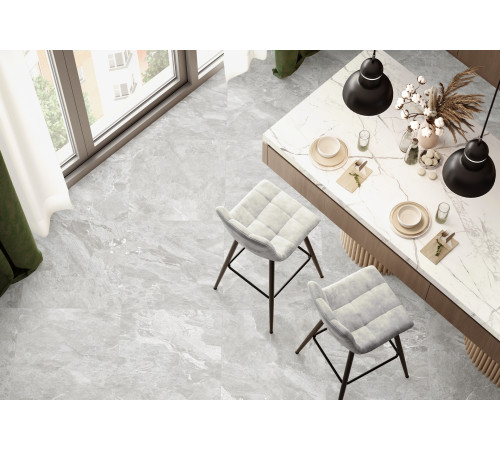 Керамогранит Delacora 6060GRY25 Greiny Graphite Sugar 60x60 графит лаппатированный под камень