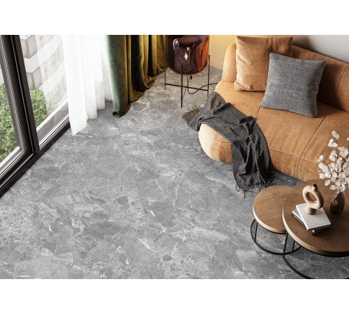 Керамогранит Delacora 6060GRY25 Greiny Graphite Sugar 60x60 графит лаппатированный под камень