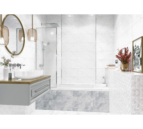 Декор Grigio DWU09GRG007 249x500x7.5 Глянцевая