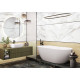 Керамогранит Delacora D120210M Calacatta Andrea 60x120 белый матовый / карвинг под мрамор