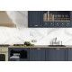 Керамогранит Delacora D120210M Calacatta Andrea 60x120 белый матовый / карвинг под мрамор
