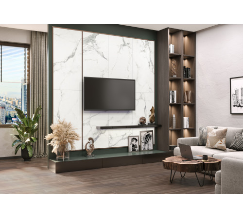 Керамогранит Delacora 6060CLL15 Calacatta Lincoln Sugar 60x60 белый лаппатированный под мрамор