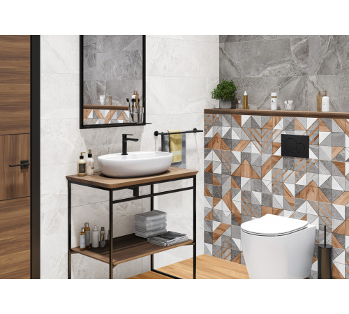 Плитка настенная Kioto Triangle WT93KIT55 300x900x10.5 Глянцевая