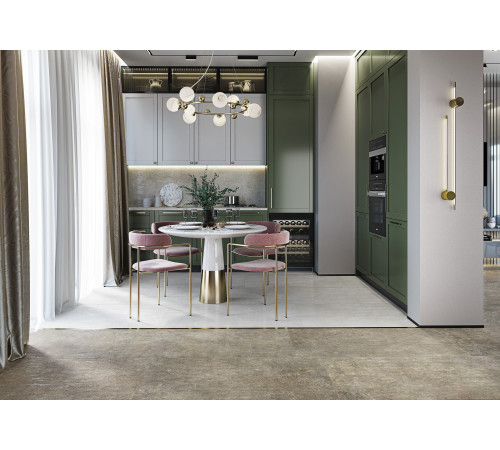 Керамогранит Delacora D12049M Corten Light 60x120 светло-серый матовый под бетон