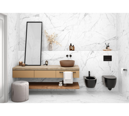 Керамогранит Alma Ceramica GFU04LRT07R Laurent 60x60 белый сахарный под камень