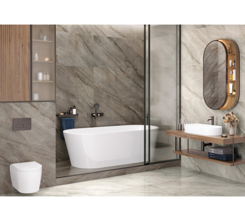 Керамогранит LCM 60120MAE11P Marmorise Beige 60x120 бежевый полированный под камень
