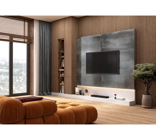 Керамогранит Delacora 60120MIT15 Misty Sugar 60x120 серый лаппатированный под бетон