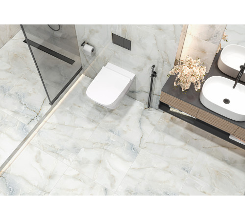 Керамогранит LCM 60120MOS11P Moonstone 60x120 голубой полированный под камень