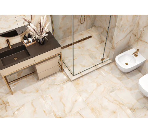 Керамогранит LCM 60120MOS11P Moonstone 60x120 голубой полированный под камень