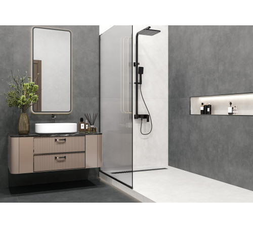Керамогранит Alma Ceramica GFU60120MUR04R Mural 60x120 бежевый глазурованный матовый / противоскользящий под бетон