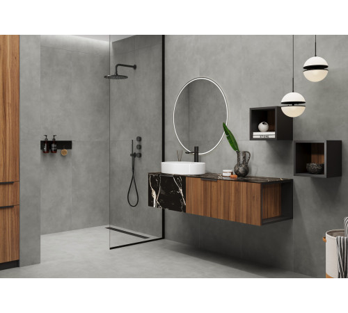 Керамогранит Alma Ceramica GFU60120MUR04R Mural 60x120 бежевый глазурованный матовый / противоскользящий под бетон