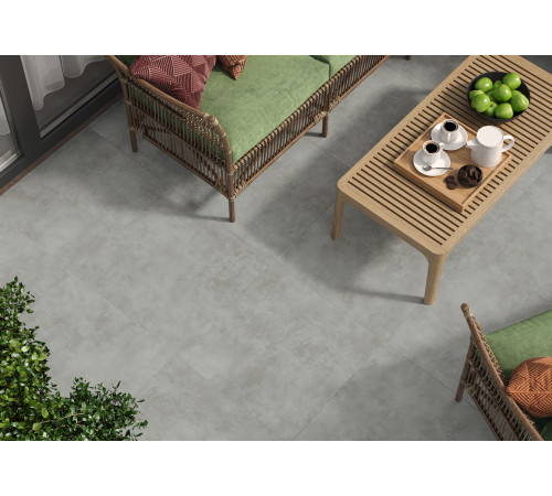 Керамогранит Alma Ceramica GFU60120MUR04R Mural 60x120 бежевый глазурованный матовый / противоскользящий под бетон