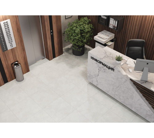 Керамогранит Alma Ceramica GFU60120MUR04R Mural 60x120 бежевый глазурованный матовый / противоскользящий под бетон