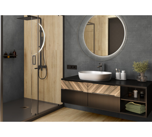 Керамогранит LCM 60120NEV05M Невел Зип белый / Nevel White Zip 60×120