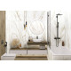 Керамогранит Delacora D12053M Omega Silver 60x120 белый матовый под мрамор