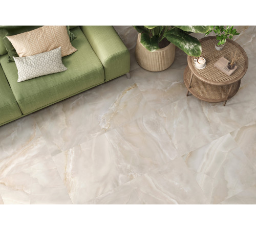 Керамогранит Delacora 60120ONB06 Onyx Breez Sugar 60x120 голубой лаппатированный под оникс