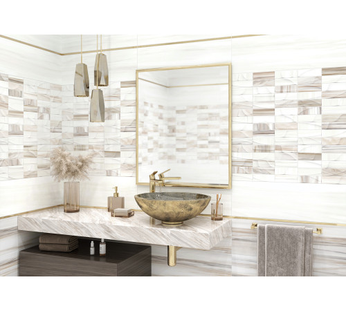 Плитка настенная Palissandro Brick WT15POL55R 246x740x9 Глянцевая