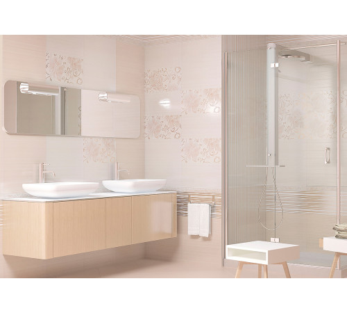 Плитка настенная Lines Beige WT9LNS11 249x500x7.5 Глянцевая