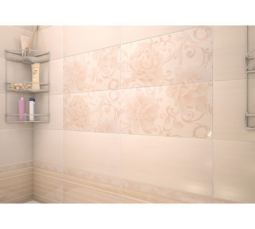 Плитка настенная Lines Beige WT9LNS11 249x500x7.5 Глянцевая