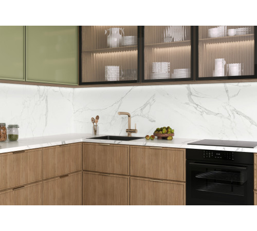 Керамогранит Delacora 60120PFC15 Porfido Carrara Sugar 60x120 белый лаппатированный под мрамор