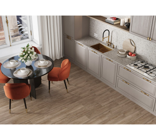 Керамогранит Delacora GP2090REL31R Realwood Bronze Sugar 20x90 коричневый рельефный под дерево