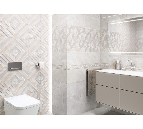 Бордюр Rivoli BWU53RVL014 67x500x7.5 Глянцевая
