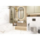 Керамогранит Alma Ceramica GFU60120RKL04R Rock Line 60x120 белый глазурованный матовый / противоскользящий под камень