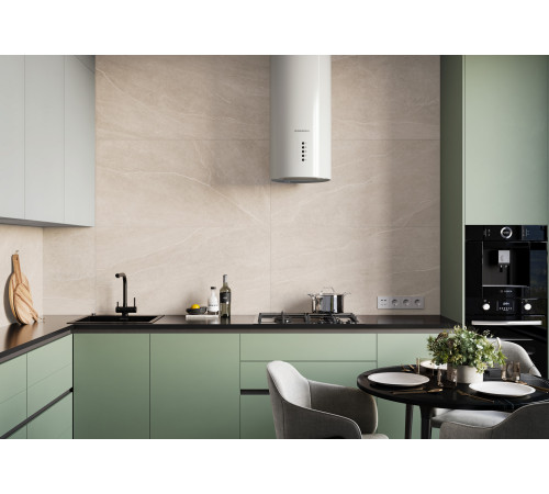 Керамогранит Alma Ceramica GFU60120RKL04R Rock Line 60x120 белый глазурованный матовый / противоскользящий под камень