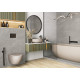 Керамогранит Alma Ceramica GFU60120RKL04R Rock Line 60x120 белый глазурованный матовый / противоскользящий под камень