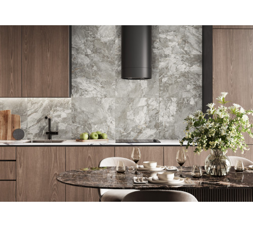 Керамогранит Alma Ceramica GFU60120RKL04R Rock Line 60x120 белый глазурованный матовый / противоскользящий под камень