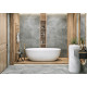 Керамогранит New Trend D60203M Rock Gray 60x60 серый матовый / карвинг под камень
