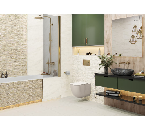 Плитка настенная Rocko TWA11ROK007 200x600x7.5 Глянцевая