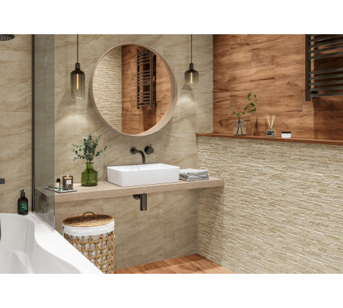 Плитка настенная Rocko TWA11ROK007 200x600x7.5 Глянцевая