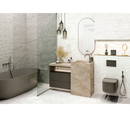 Плитка настенная Rocko TWA11ROK007 200x600x7.5 Глянцевая
