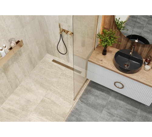 Керамогранит New Trend D60206M Romana Gris 60x60 серый матовый / карвинг под камень