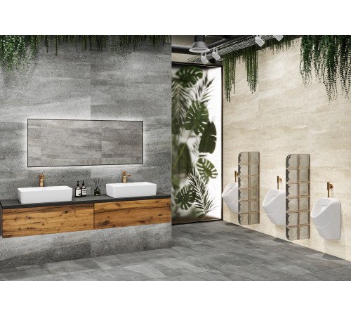 Керамогранит New Trend D60206M Romana Gris 60x60 серый матовый / карвинг под камень