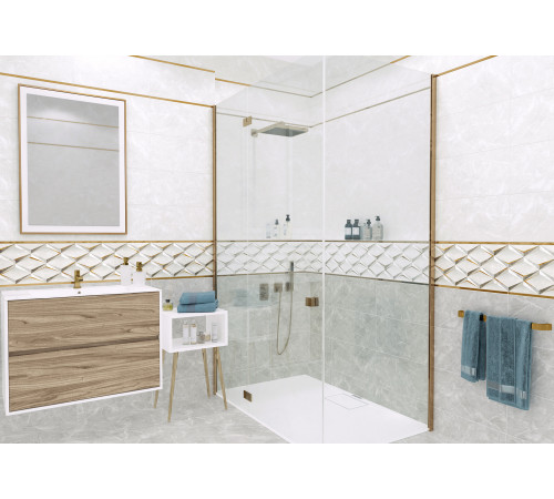 Декор Sens Gold DW9SES09 250x500x9 Глянцевая