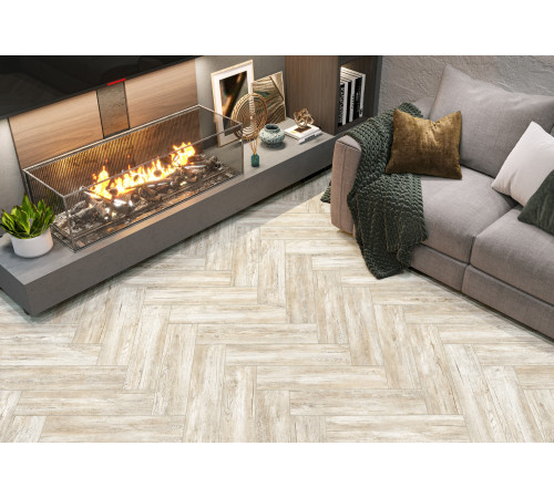 Керамогранит New Trend GP1560CHL31 Chalet Bronze 15.1x60.2 коричневый матовый / рельефный под дерево