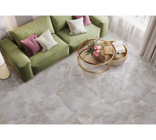 Керамогранит New Trend 60120CHM55P Charm Onyx 60x120 серый полированный под оникс