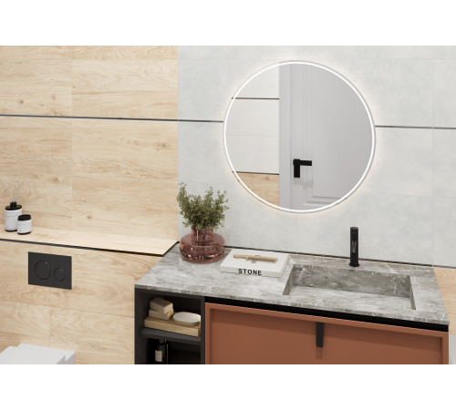 Керамогранит Alma Ceramica GFU6060SHP40R Sharp 60x60 бежевый глазурованный матовый / карвинг / противоскользящий под бетон