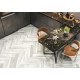 Керамогранит New Trend GP1560SHA05 Shabby Gris 15.1x60.2 серый / белый матовый / рельефный под дерево