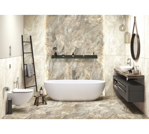 Керамогранит Delacora D30003M Slate Green 30x60 зеленый матовый карвинг под камень