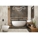 Керамогранит Delacora D30006M Stoncrete Beige 30x60 бежевый матовый карвинг под камень